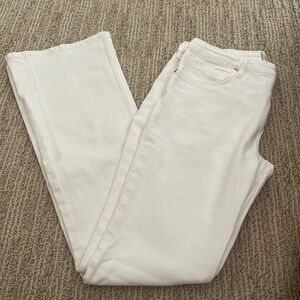 Free people size 29 - white flare legged pants